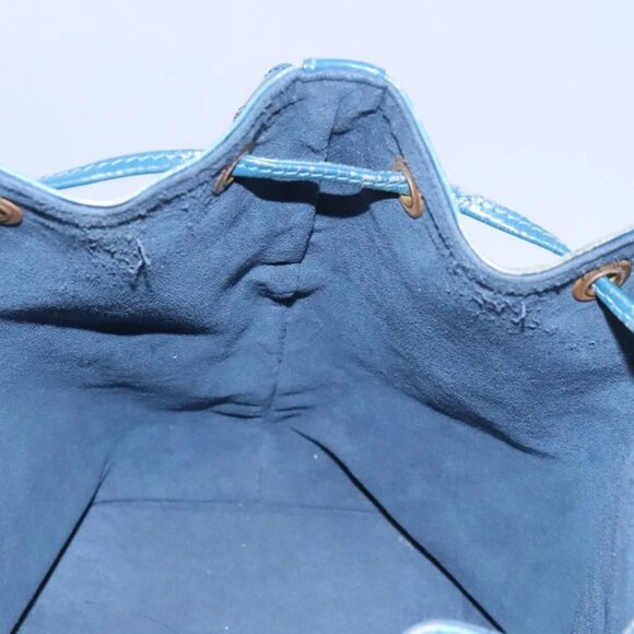 LOUIS VUITTON Epi Petit Noe Shoulder Bag Blue M44105 LV Auth 114680 - Picture 11 of 16